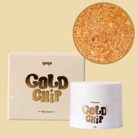 yoga YOGO Haha Gel Gold Chip Jjomul Gold Leaf Emboss Gel / 요고 YOGO ㅋㅋ젤 골드칩 쪼물 금박 엠보젤