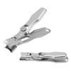 Stainless Steel Nail Clipper Wide Jar Openning Fingernail Toenail Clipper