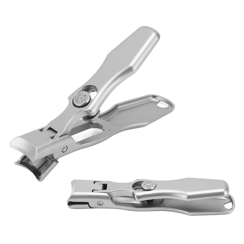 Stainless Steel Nail Clipper Wide Jar Openning Fingernail Toenail Clipper