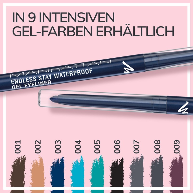 Manhattan Endless Stay Waterproof Gel Eyeliner