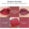 Labial Mate de Larga Duración, Labial Líquido, 6 Piezas Labial