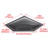 Kojem RV Shower Sunroof Skylight Cover Universal Fits All Standard