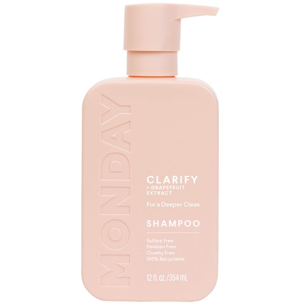 MONDAY HAIRCARE Clarify Shampoo 12oz for Oily Hair, Made with
