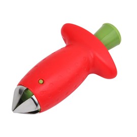Pack of 2 Multi Claw Strawberry Huller Stainless Steel Plasitc Fruit Berry Tomato Vegetable Top Stem Core Pit Remover Kitchen Aid Corer Gadget Food Preparation Aid Tool Set Red