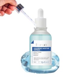 Deoproce Hyaluronic Moisture Intensive Ampoule Korean Skincare, 7 Types of Hyaluronic Acid, Moisturizing, Allantoin, Hydrates Dry Skin 3.4 fl oz