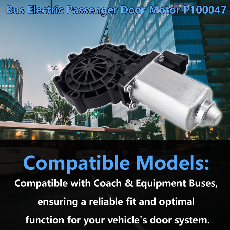 Bus Electric Passenger Door Motor P100047, Door Motor Compatible with