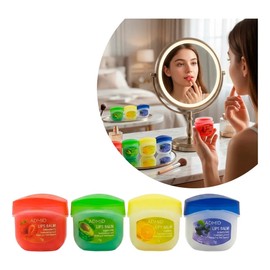 Diler Set 4 Pz Bálsamos Labiales Hidratantes Frutales En Set Para Cuidado Personal Diario Con Fórmula Humectante Para Labios Suaves
