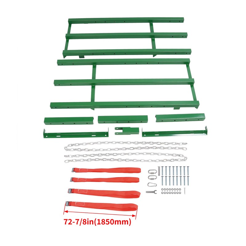 Wutist 8FT Drag Harrow Driveway Grader Heavy Duty Tow Behind