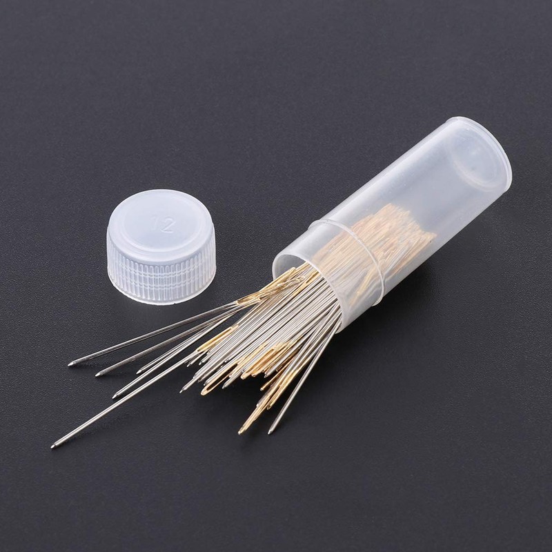 ZIRAN 100 pieces Tail Embroidery Fabric Cross Stitch Needles Craft