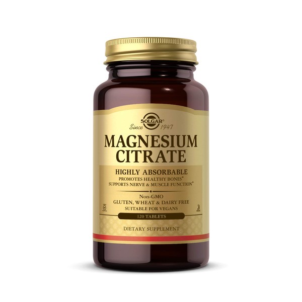 SOLGAR Solgar Magnesium Citrate Tablets - Supports the Nervous System