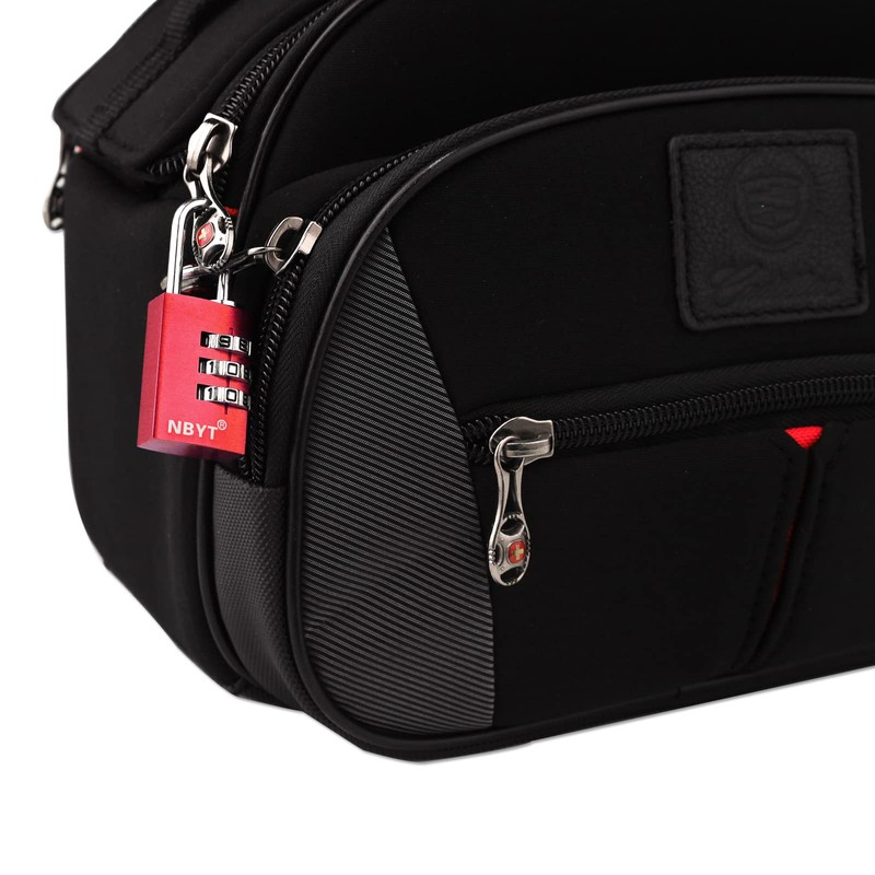 NBYT Aluminum Alloy Combination Lock 3 Digit Padlock for Luggage