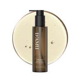 D'AMU Oil to Foam Cleanser – Deep Pore Cleanser with Vita 5X & Biolacto for Poreless Skin, Makeup Removal & Gentle Exfoliation – Korean Skincare – 5.07 fl.oz.