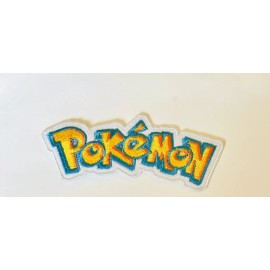 Pokémon Logo Embroidered Patch Video Games Cards