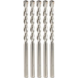 AGT Professional Drill Bit Set: 6 mm Spindle Mounted Poly Wheel (5 Pieces) (Attachments for Drill Bit with straight shank Drill Bit Set for Concrete)