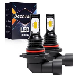 Dechiramo Compatibe for Jeep Grand Cherokee Fog Light (1999-2010),6000K White Light,Super Bright High Power 6800LM H10/9145 Fog Light Bulbs(2-Pack)