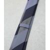 Nano Universe 668-5142202 Men's Washable Striped Necktie, 115 Saxophone