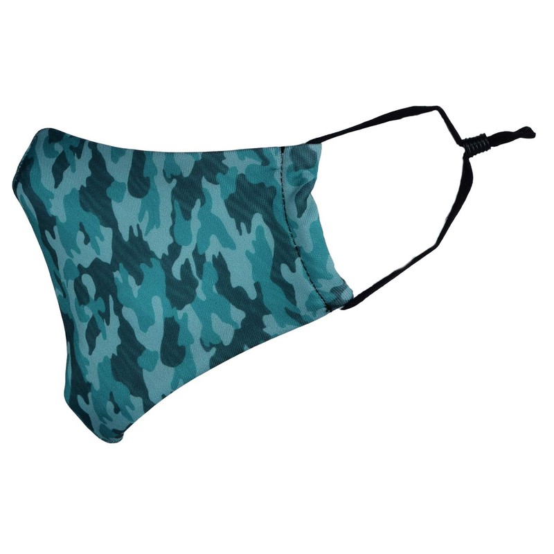 styleBREAKER Unisex Fabric Mask with Camouflage Camouflage Pattern, Double Layer,