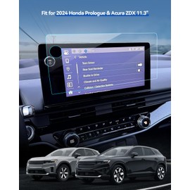 LANTU 2PCS Car Screen Protector for 2024 Honda Prologue (EX/Touring/Elite)/ 2024 Acura ZDX (A-Spec RWD/A-Spec AWD/Type S) Accessories Navigation Nano Screen Protector 11.3''