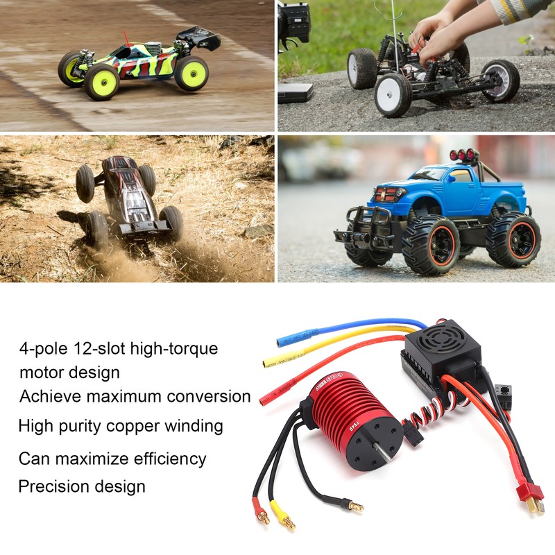 F540 Brushless Motor 3300KV+60A Brushless ESC Set with T Plug