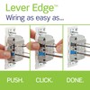Lever Edge 15 Amp Self-Test, Tamper Resistant GFCI Outlet, EGFT1-W,