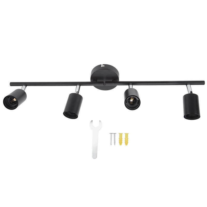 4 Light LED Track Lighting, 60W Adjustable LED Track Lighting