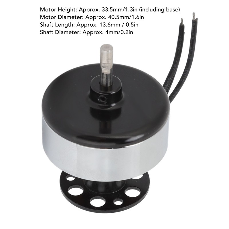 Brushless Motor 350KV Outrunner Waterproof Aluminum Alloy High Temperature Resistant