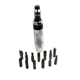 14 Pc 1/2" Heavy Duty Impact Screwdriver Driver Set SAE Reversible w/ Metal Case