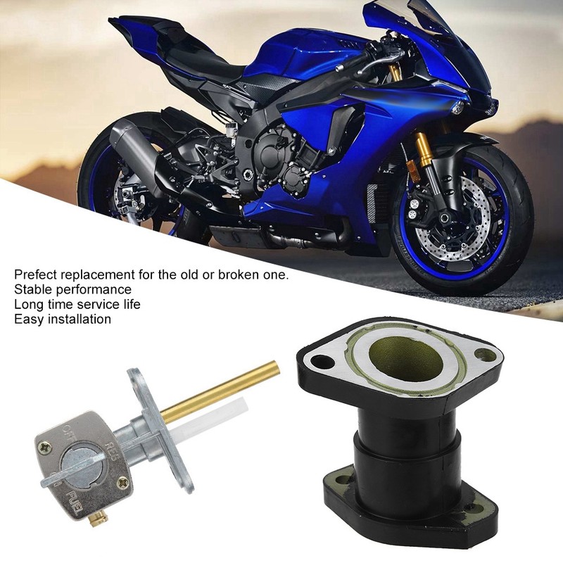 2pcs/Set Carburetor Intake Manifold Fuel Valve Switch Fit for Yamaha