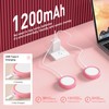 Rechargeable Puck Lights with Remote Control,LED Under Cabinet Light with