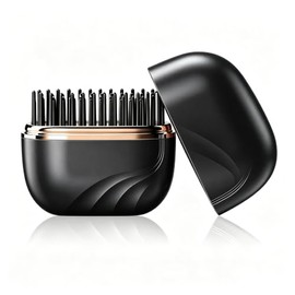 Mini Alisador, Mini Peine Alis ador Portátil | Straightener Comb 3 Ajustes de Temperatura, Peine Alisador de Calentamiento Rápido, para Viajes, Hogar y Oficina