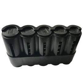 Kreatwow Coin Dispenser with 5 Main Euro Coins, Universal Coin HolderMoney Boxes Portable Coin Case Storage Box, Rounded Coin Holders for Cashiers, Waiters, Taxi Drivers (Black)