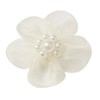 Tulle Flowers 30 mm (Cream Heart Box of 15)