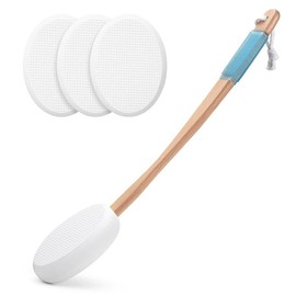 Slick- Lotion Applicator, 17 inch, Prop for Easy Back Lotion Application, Back Lotion Applicator, Certified Organic, Easy Reach Washable, Applicators, Self Tanner For All Skin Tone Accessories Wooden Lightweight Accessory - Color: Blue