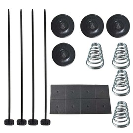 Fan Mounting Kit, Push Through Fan Zip Ties Straps, Electric Radiator Fan Installation Kit, Hold Down Mounting Kit for Electric Cooling Fan, Transmission Cooler, Universal Car Accessories (1 Set)