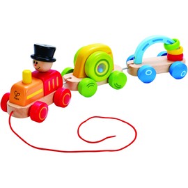 Hape Wooden Railway Triple Play Wooden Train Set