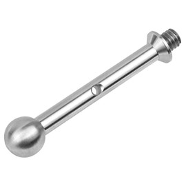 CS PRIORITY Stainless Steel 12mm Ball Stud Ended Bolt Dual Head 1/4" for Monitor Gimbal Clamp Hotshoe Camera Bracket Magic Arm Extension (D12 64mm Type A)