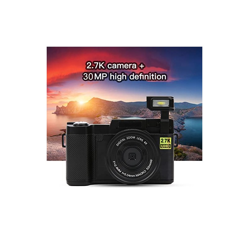 Cmara Digital SLR, Cmara Vlogging Full HD 2.7K, con Una