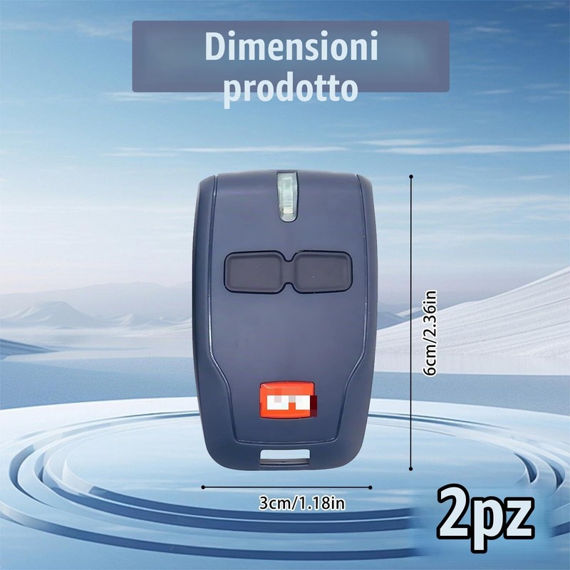 2 x 433 MHz Telecomando per apertura cancello BFT, sostituzione