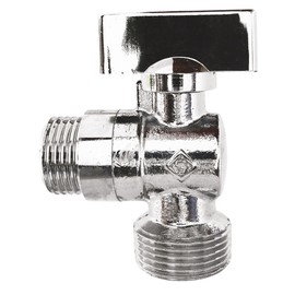 SOMATHERM FOR YOU - Wall Valve 1/4 Turn Chrome-Plated Brass for Washing Machine Feeding