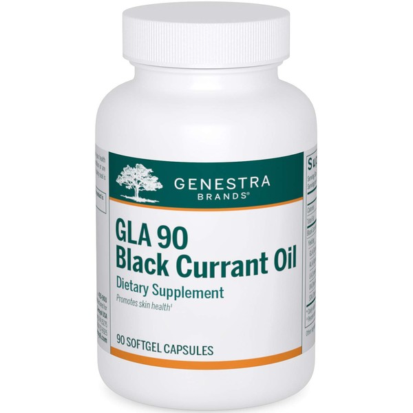 Genestra Brands GLA 90 Black Currant Oil | Promotes Optimal Skin Health and Supports Overall Health | 90 Capsules
