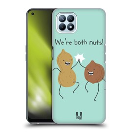 Head Case Designs Nuts EIN Bisschen Nonsens Harte Rueckseiten Handyhülle Hülle Huelle kompatibel mit Oppo Reno4 SE 5G