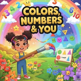 Colors, Numbers & You : A Fun and Educational Storybooks for Kids Ages 3–8 to Learn , Counting, Shapes, and Early Math A Whimsical Preschool and ... Picture Book with a Curious Girl Named Luna
