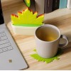 Unbranded Cute Maple Leaf Decor Novelty Drink Coasters Set of