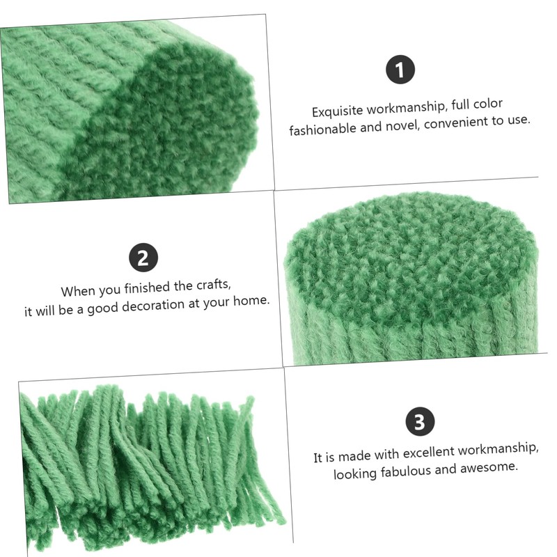 Gatuida 10 Rolls Latch Hook Yarn DIY Crochet Rug Yarn