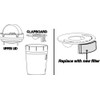 Oscar Smokeless Ashtray for Cars with Extra Filters