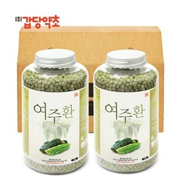 Gabdang Herb 갑당약초여주환400g+여주환400g (여주환2병 선물세트) Gapdang Medicinal Herbs Bitter Melon Pill 400g + Bitter Melon Pill 400g (2 Bottle Bitter Melon Pill Gift Set)