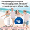 Goktvai 2pcs Cooler Drain Plug Kit for Igloo, Durable Threaded