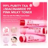 Trio Facial Serum Toner Lechoso Mascarilla Aprilskin Txa 99%