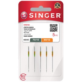 Singer Ballpoint/Stretch Fabric Assorted Needles (Pack of 5)