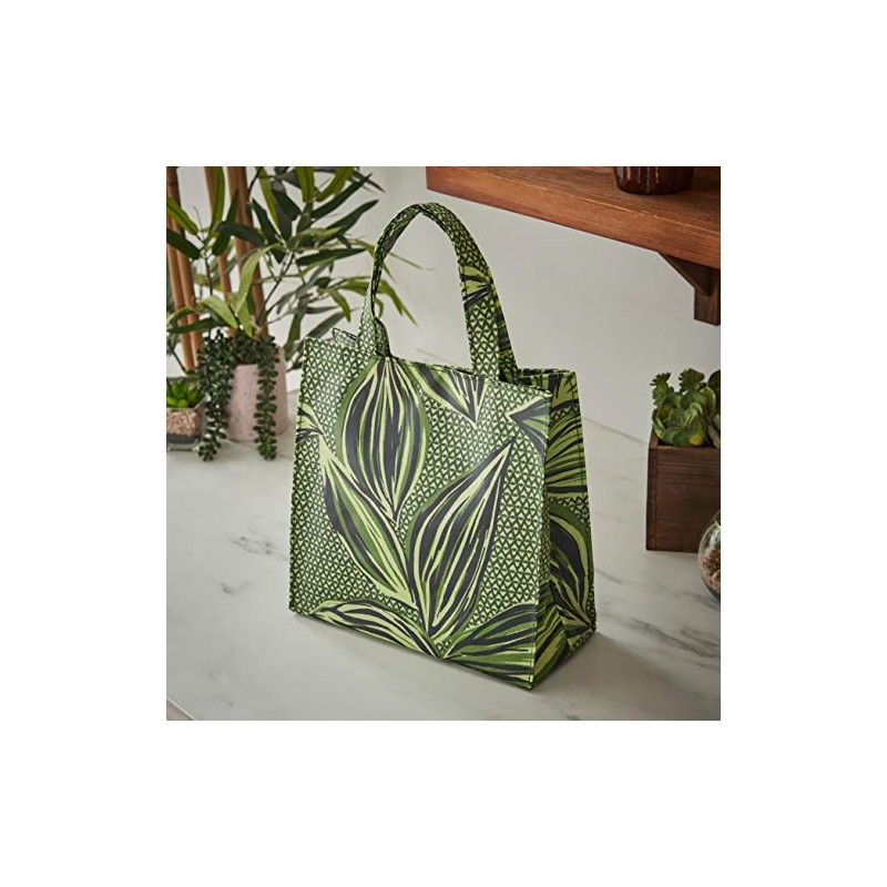 Ulster Weavers Geo Leaves Green Kitchen Textiles (Small PVC Bag)